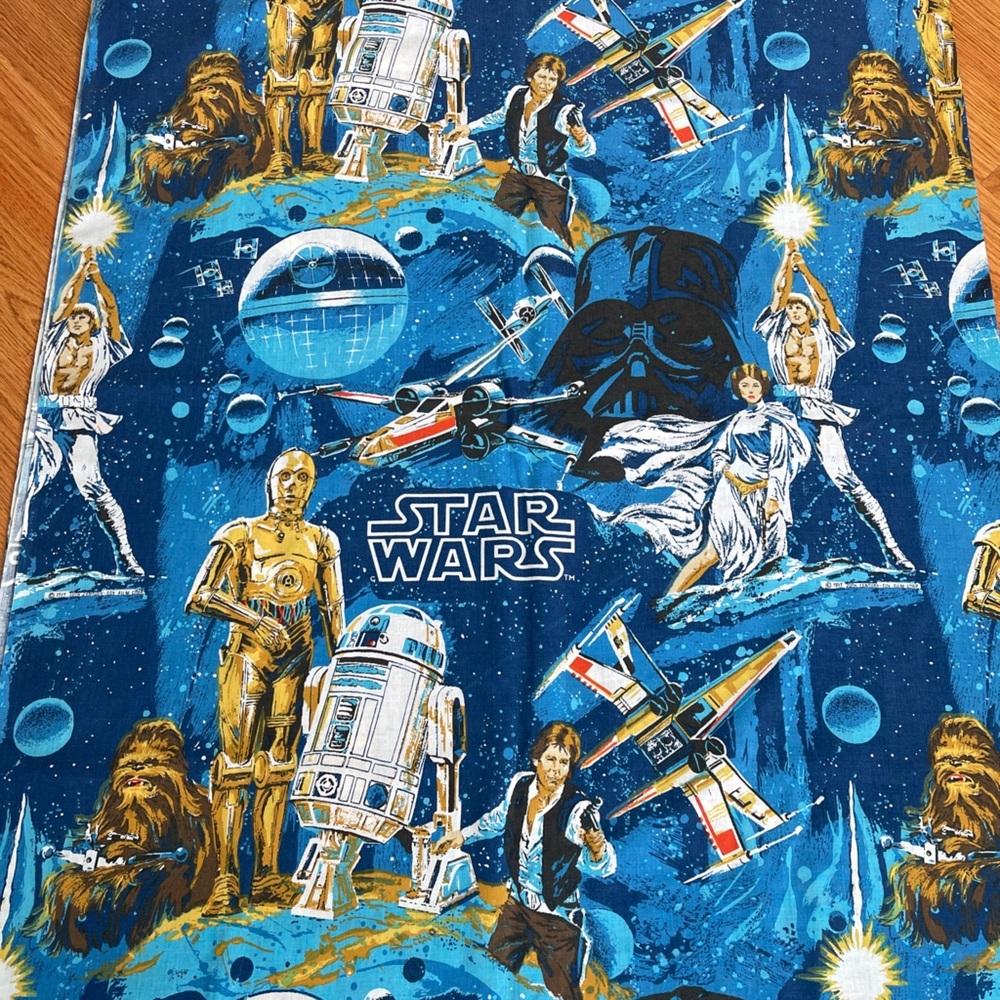 Star Wars 1977 Bibb twin flat sheet